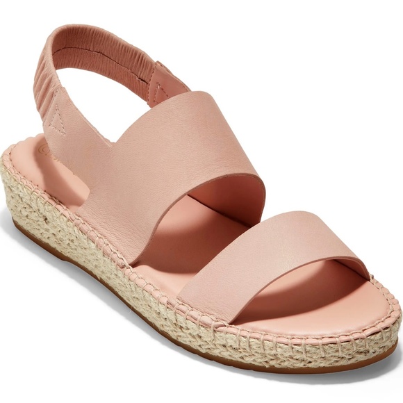 Cole Haan Shoes - Cole Haan Cloudfeel Espadrille Nude Sandals Flats